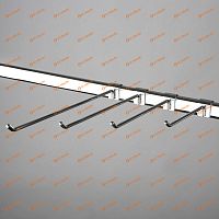 Крючок на овальную трубу, L=100мм, d=5мм H001-100/5